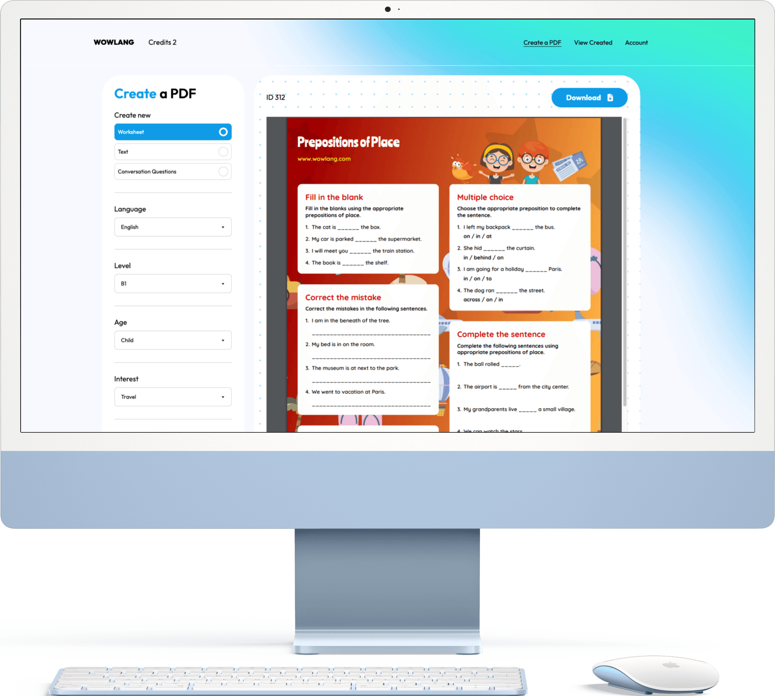 AI Powered Materials for Language Teachers